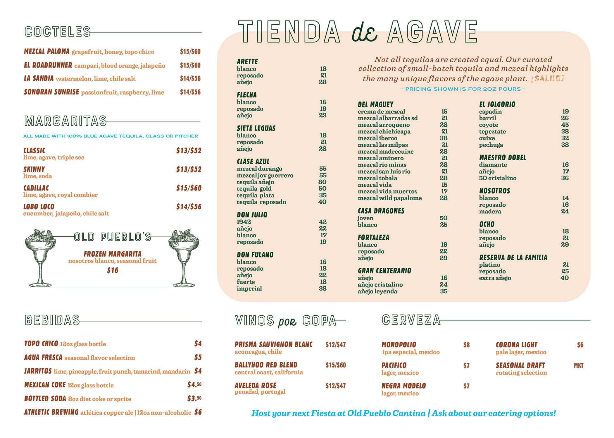 Dinner Menu