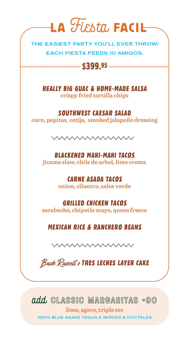 Catering Menu Panel 5